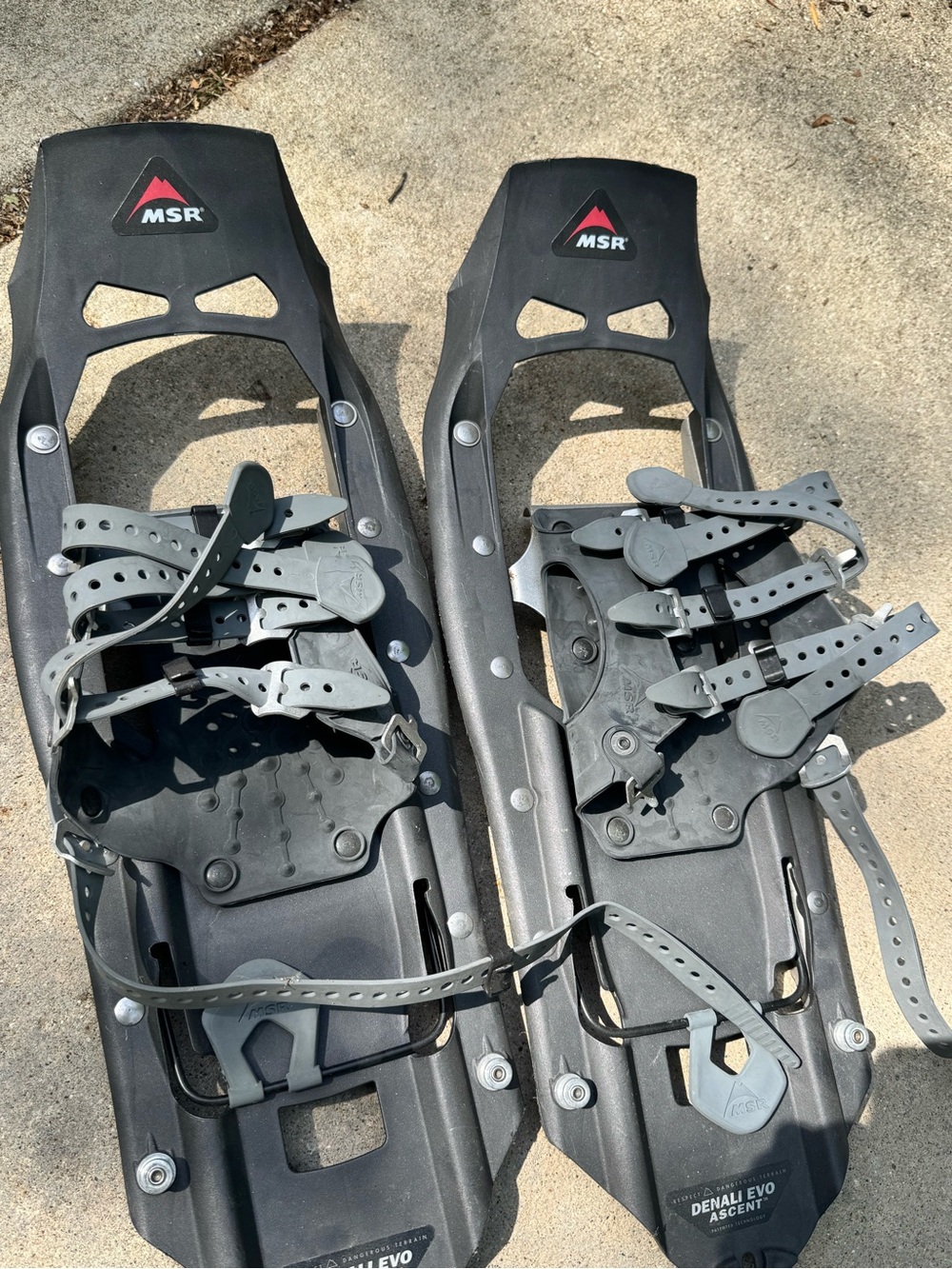 MSR Denali Evo Ascent Black Snowshoes - Pair